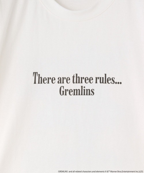 LOWRYS FARM（ローリーズファーム）の「グレムリンＴＥＥ　 498349（Tシャツ/カットソー・レディース・チャコールグレー/オフホワイト・FREE）」の8枚目の写真
