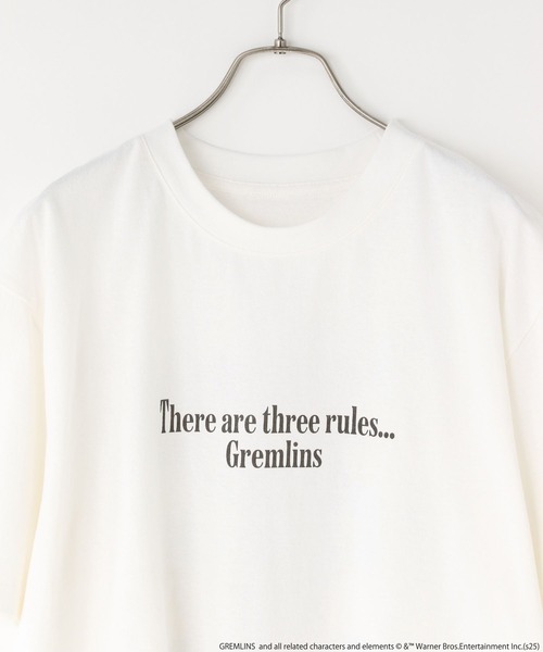LOWRYS FARM（ローリーズファーム）の「グレムリンＴＥＥ　 498349（Tシャツ/カットソー・レディース・チャコールグレー/オフホワイト・FREE）」の7枚目の写真