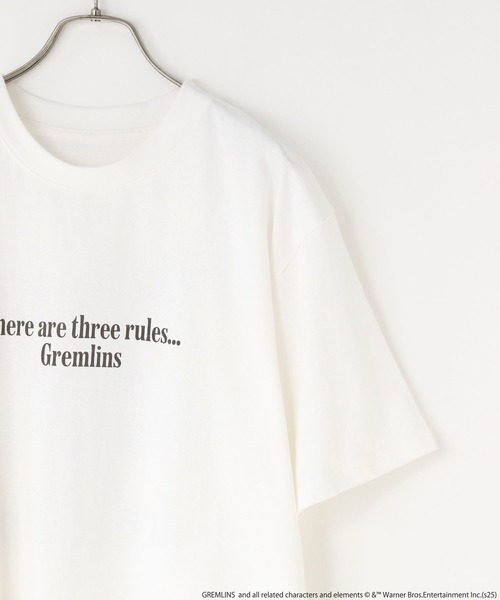 LOWRYS FARM（ローリーズファーム）の「グレムリンＴＥＥ　 498349（Tシャツ/カットソー・レディース・チャコールグレー/オフホワイト・FREE）」の6枚目の写真
