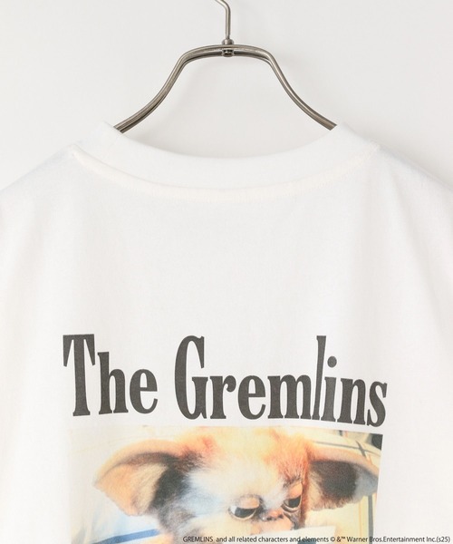 LOWRYS FARM（ローリーズファーム）の「グレムリンＴＥＥ　 498349（Tシャツ/カットソー・レディース・チャコールグレー/オフホワイト・FREE）」の4枚目の写真