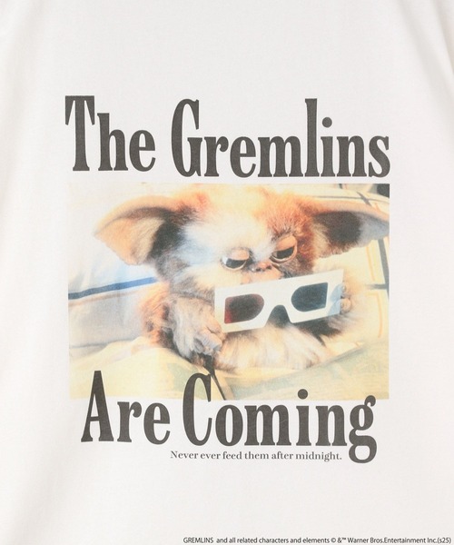 LOWRYS FARM（ローリーズファーム）の「グレムリンＴＥＥ　 498349（Tシャツ/カットソー・レディース・チャコールグレー/オフホワイト・FREE）」の3枚目の写真