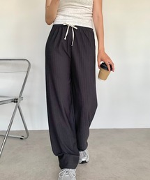 Teem Store（チームストア）の「【夏新作】楊柳リブイージーパンツ（スウェットパンツ・レディース）」