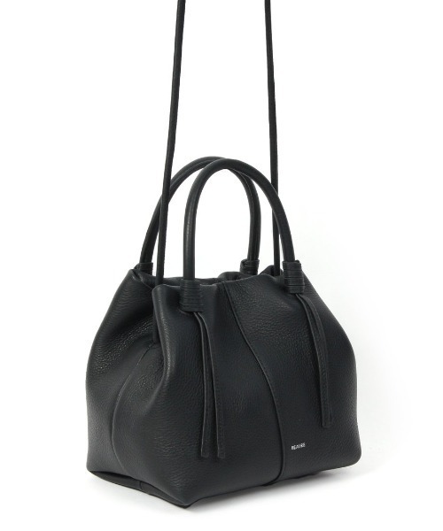 BEAURE ブラックバッグ BEAURE/ビュレ】boat shape ショルダー Bag（ショルダーバッグ）｜Beau