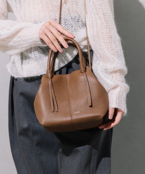 Beau're(ヴュレ)の「【BEAURE/ビュレ】boat shape ショルダー Bag(ショルダーバッグ・レディース・ブラック/シルバー/グレー/ブラウン・FREE)」の15枚目の写真