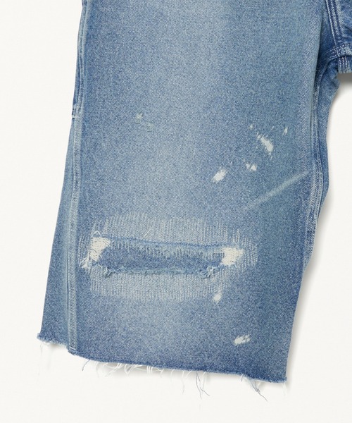 FORSOMEONE（フォーサムワン）の「FORSOMEONE CROPPED PAINTER（デニムパンツ・メンズ・インディゴブルー・46/48）」の7枚目の写真