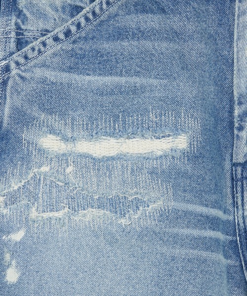 FORSOMEONE（フォーサムワン）の「FORSOMEONE CROPPED PAINTER（デニムパンツ・メンズ・インディゴブルー・46/48）」の10枚目の写真