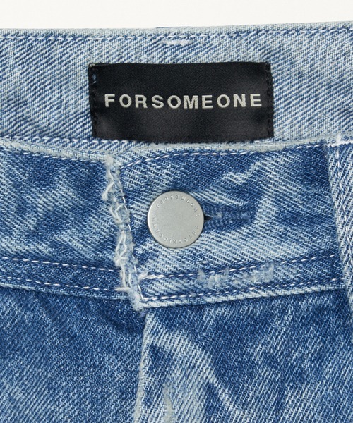 FORSOMEONE（フォーサムワン）の「FORSOMEONE CROPPED PAINTER（デニムパンツ・メンズ・インディゴブルー・46/48）」の11枚目の写真