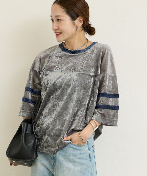 journal standardラガーシャツ セール】メッシュラガービッグTee（Tシャツ/カットソー