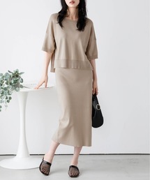 リブニットセットアップ