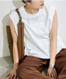 JOURNAL STANDARD | 《追加》シャーリングノースリーブTシャツ(Tシャツ/カットソー)