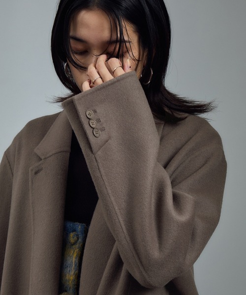 セール】シャルムリバージャケットコート / ミドルウールコート