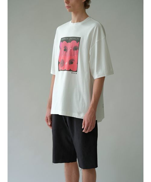 UNDERSON UNDERSON(アンダーソン アンダーソン)の「UU×上野リチコラボ T-sh(Tシャツ/カットソー・レディース・ホワイト・1/2)」の6枚目の写真