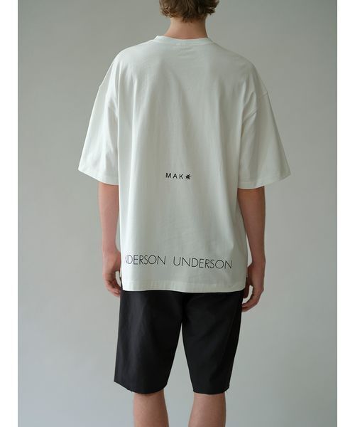 UNDERSON UNDERSON(アンダーソン アンダーソン)の「UU×上野リチコラボ T-sh(Tシャツ/カットソー・レディース・ホワイト・1/2)」の5枚目の写真