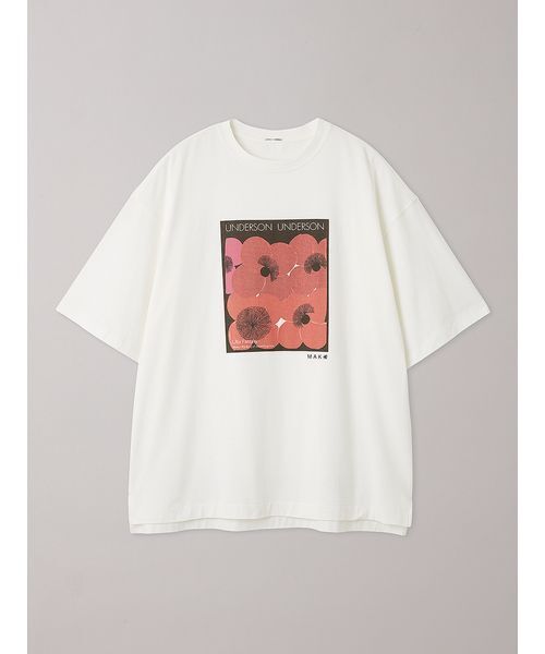 UNDERSON UNDERSON(アンダーソン アンダーソン)の「UU×上野リチコラボ T-sh(Tシャツ/カットソー・レディース・ホワイト・1/2)」の8枚目の写真