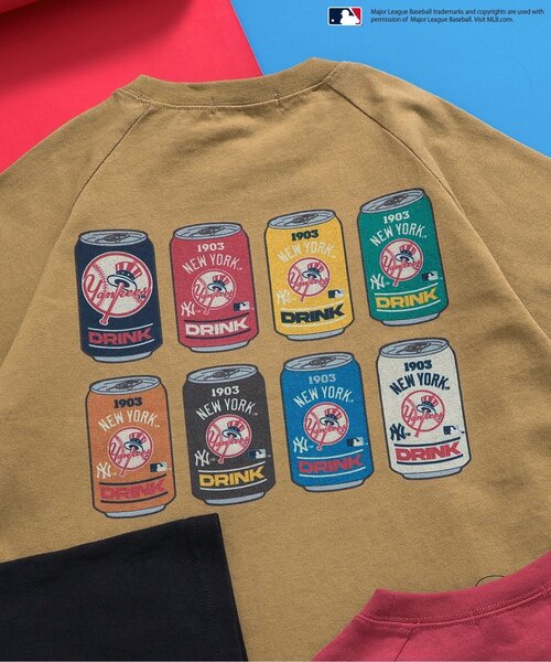 MLB(メジャーリーグベースボール)の「MLB バブルヘッドラグランTシャツ(Tシャツ/カットソー・キッズ・レッド/ベージュ/チャコール・100/90/80/110/140/130/120)」の11枚目の写真