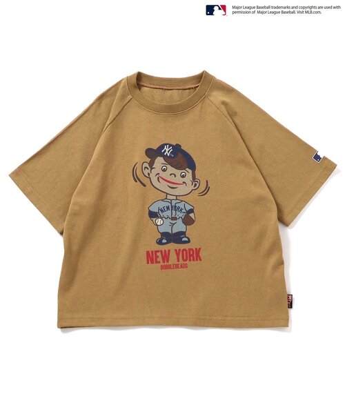MLB(メジャーリーグベースボール)の「MLB バブルヘッドラグランTシャツ(Tシャツ/カットソー・キッズ・レッド/ベージュ/チャコール・100/90/80/110/140/130/120)」の16枚目の写真
