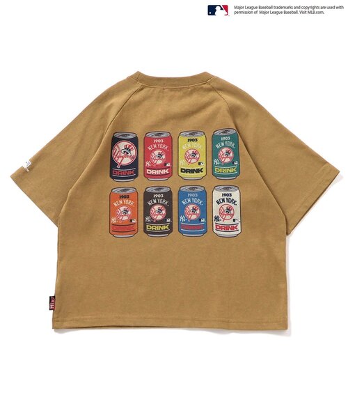MLB(メジャーリーグベースボール)の「MLB バブルヘッドラグランTシャツ(Tシャツ/カットソー・キッズ・レッド/ベージュ/チャコール・100/90/80/110/140/130/120)」の21枚目の写真