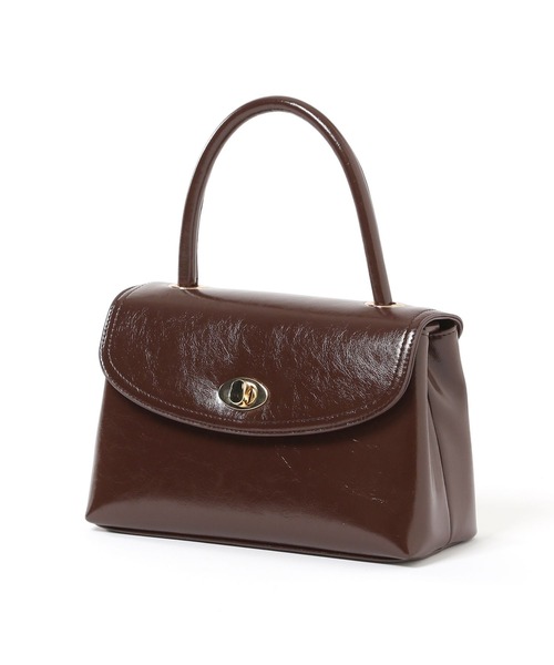 LOWRYS FARM（ローリーズファーム）の「フラップボストンＢＡＧ　572258（ボストンバッグ・レディース・ブラウン/ブラック・FREE）」の13枚目の写真