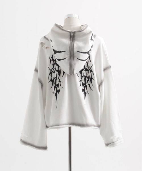 REFLEM/レフレム』2WAYクロップドZIPパーカー（パーカー）｜REFLEM