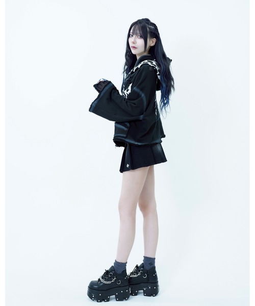 REFLEM/レフレム』2WAYクロップドZIPパーカー(パーカー)|REFLEM REFLEM/レフレム』2WAYクロップドZIPパーカー(パーカー)|REFLEM