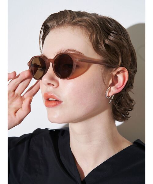 ELENDEEK（エレンディーク）の「ボストンサングラス（サングラス・レディース・ブラック/ライトグレー/ブラウン・FREE）」の18枚目の写真