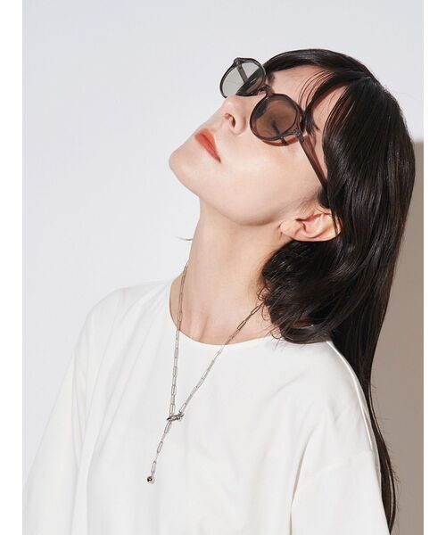 ELENDEEK（エレンディーク）の「ボストンサングラス（サングラス・レディース・ブラック/ライトグレー/ブラウン・FREE）」の12枚目の写真