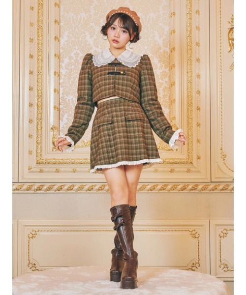Jamie エーエヌケー(ジェイミーエーエヌケー)の「MEロゴ刺繍パールベレー(ハンチング/ベレー帽・レディース・キャメル・FREE)」の5枚目の写真