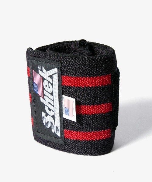 Schiek(シーク)の「Schiek Black Line Wrist Wraps シーク ブラックライン リストラップ アルティメイトグリップ 18インチ(スポーツグッズ・レディース・ブラック×レッド・FREE)」の13枚目の写真