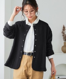 SMILE LAND | ＜大きいサイズ＞綿100％裏毛裾ラウンドカーディガン(カーディガン/ボレロ)