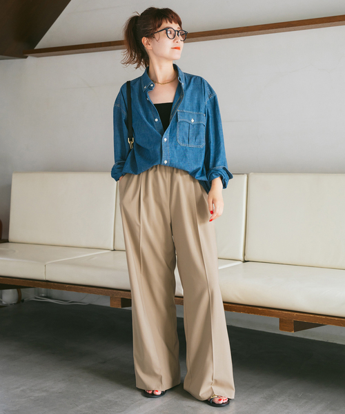 追加2》トロストレッチイージーパンツ（スラックス）｜Spick & Span