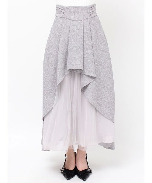 RESEXXY（リゼクシー）の「アシンメトリーフレアボリュームスカート（スカート・レディース・ラベンダー/ネイビー/ホワイト・FREE）」の17枚目の写真