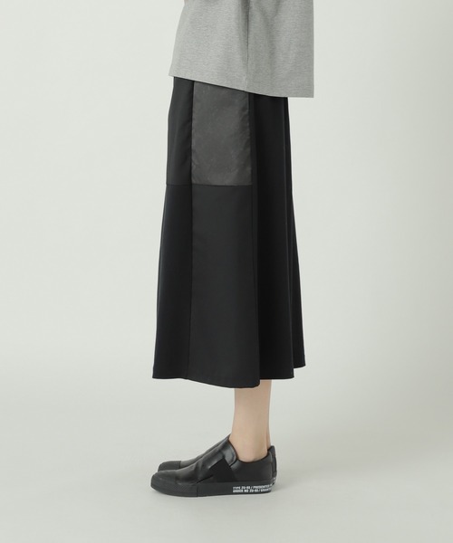 ZUCCa（ズッカ）の「(S)パッチワークジャージィー / スカート / S（スカート・レディース・ブラック/カーキ・M size）」の4枚目の写真