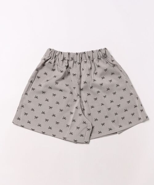 nino（ニノ）の「ミニリボンプリントキュロット（その他パンツ・キッズ・ベージュ・150cm/140cm/130cm）」の2枚目の写真