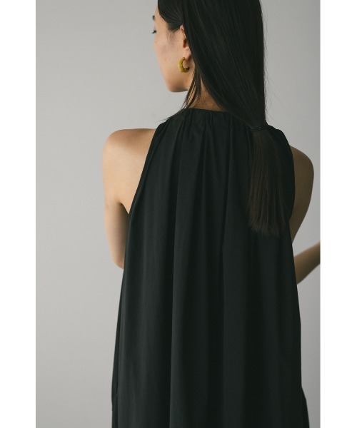 BUBBLES オープンネックギャザーワンピース BUBBLES】オープンネックギャザーワンピース | sparkling mall