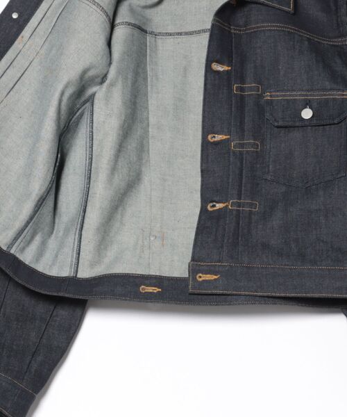 TXA(ティーエックスエー)の「Box-shaped Denim Jacket Indigo(デニムジャケット・メンズ・ノンウォッシュ・2/1)」の8枚目の写真