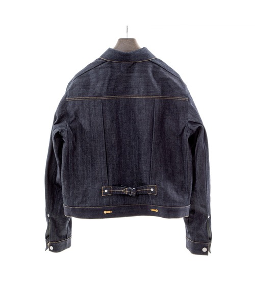 TXA(ティーエックスエー)の「Box-shaped Denim Jacket Indigo(デニムジャケット・メンズ・ノンウォッシュ・2/1)」の2枚目の写真