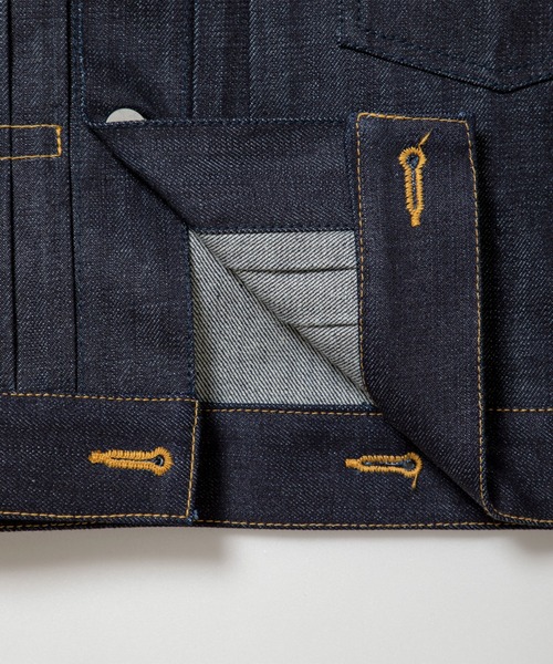 TXA(ティーエックスエー)の「Box-shaped Denim Jacket Indigo(デニムジャケット・メンズ・ノンウォッシュ・2/1)」の5枚目の写真