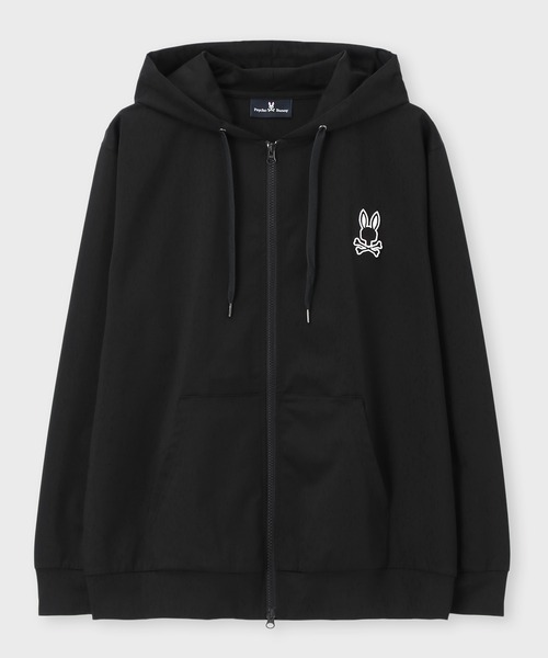 Psycho Bunny（サイコバニー）の「エフェクトロゴ ジップパーカ（パーカー・メンズ・ネイビー/チャコールグレー/ブラック・MEDIUM/LARGE/X-LARGE/SMALL）」の7枚目の写真