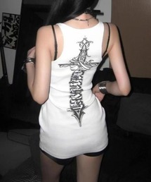 MEMECLE（メメクル）の「【 MEMECLE / メメクル 】クロスデザイン タンクトップ（タンクトップ）」