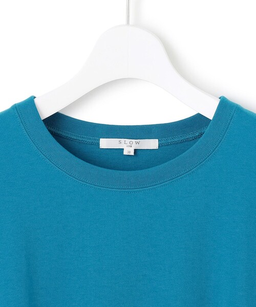 23区 S(ニジュウサンクチイサイサイズ)の「【SLOW/一部店舗限定】MVSコットン チュニック シンプルTEE(Tシャツ/カットソー・レディース・ダルブルー系/ベージュ系/グレー系/カーキ系・32)」の16枚目の写真