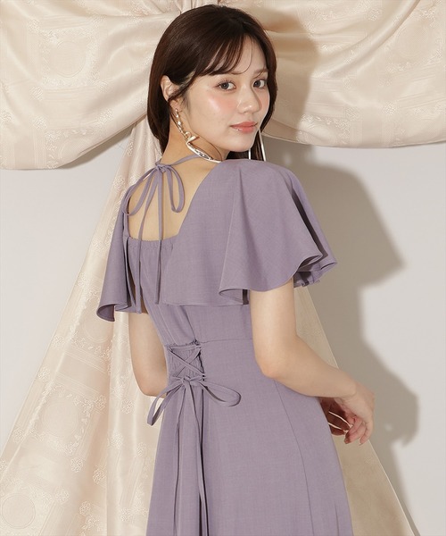 WILLSELECTION(ウィルセレクション)の「フレアースリーブティアードワンピース(ワンピース・レディース・ラベンダー/ブラック/ブラウン系その他・FREE)」の22枚目の写真