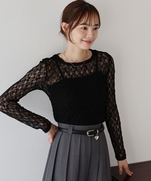 BLUEEAST | ストレッチレーストップス(Tシャツ/カットソー)