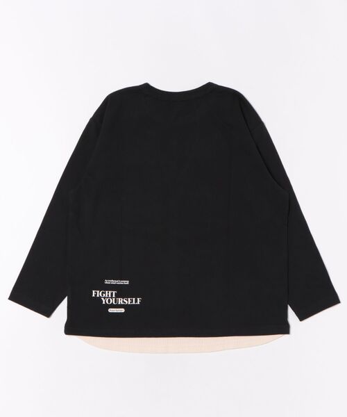 FARM（ファーム）の「ﾊｲｼｮｸﾎﾟｹﾛﾝT（Tシャツ/カットソー・キッズ・ブルー/ブラック・130cm/140cm/150cm/160cm）」の3枚目の写真