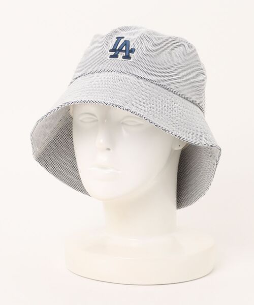 MLB(メジャーリーグベースボール)の「【MLB Korea/エムエルビーコリア】MLB公式CAP 韓国MLB正規品/ドジャース公式ロゴバケットハット・メンズレディースユニセックス・スポーツ&ストリートコーデ(ハット・メンズ・グレー系その他2/ブルー系その他/ブルー系その他2・FREE)」の2枚目の写真