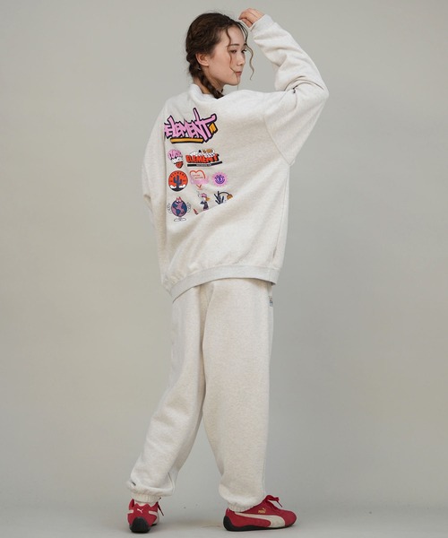 ELEMENT(エレメント)の「ELEMENT/エレメント スウェットパンツ バルーンパンツ BF024-730(その他パンツ・レディース・スミクロ/ストーン/ピンク・M)」の9枚目の写真