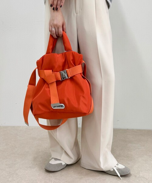 OUTDOOR PRODUCTS(アウトドアプロダクツ)の「【OUTDOOR PRODUCTS /アウトドアプロダクツ】2wayベルトトートバッグS(ショルダーバッグ・レディース・ブラウン/ブラック/オレンジ/チャコールグレー/シルバー・FREE)」の5枚目の写真