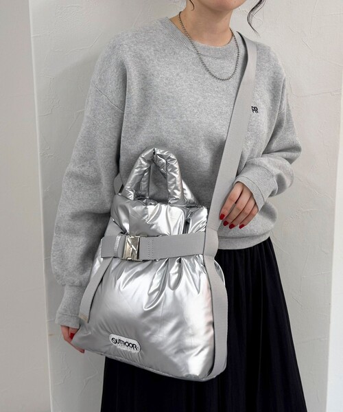 OUTDOOR PRODUCTS(アウトドアプロダクツ)の「【OUTDOOR PRODUCTS /アウトドアプロダクツ】2wayベルトトートバッグS(ショルダーバッグ・レディース・ブラウン/ブラック/オレンジ/チャコールグレー/シルバー・FREE)」の11枚目の写真