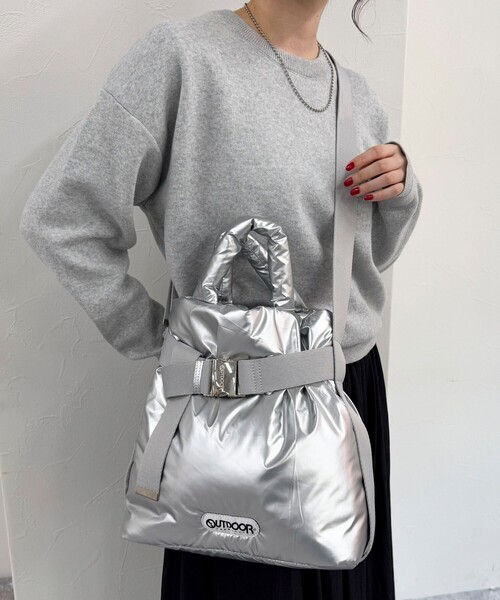 OUTDOOR PRODUCTS(アウトドアプロダクツ)の「【OUTDOOR PRODUCTS /アウトドアプロダクツ】2wayベルトトートバッグS(ショルダーバッグ・レディース・ブラウン/ブラック/オレンジ/チャコールグレー/シルバー・FREE)」の12枚目の写真