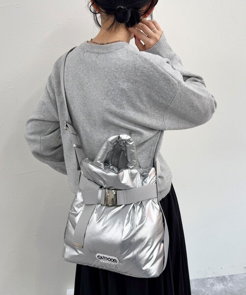 OUTDOOR PRODUCTS(アウトドアプロダクツ)の「【OUTDOOR PRODUCTS /アウトドアプロダクツ】2wayベルトトートバッグS(ショルダーバッグ・レディース・ブラウン/ブラック/オレンジ/チャコールグレー/シルバー・FREE)」の14枚目の写真