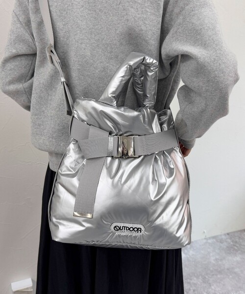 OUTDOOR PRODUCTS(アウトドアプロダクツ)の「【OUTDOOR PRODUCTS /アウトドアプロダクツ】2wayベルトトートバッグS(ショルダーバッグ・レディース・ブラウン/ブラック/オレンジ/チャコールグレー/シルバー・FREE)」の15枚目の写真